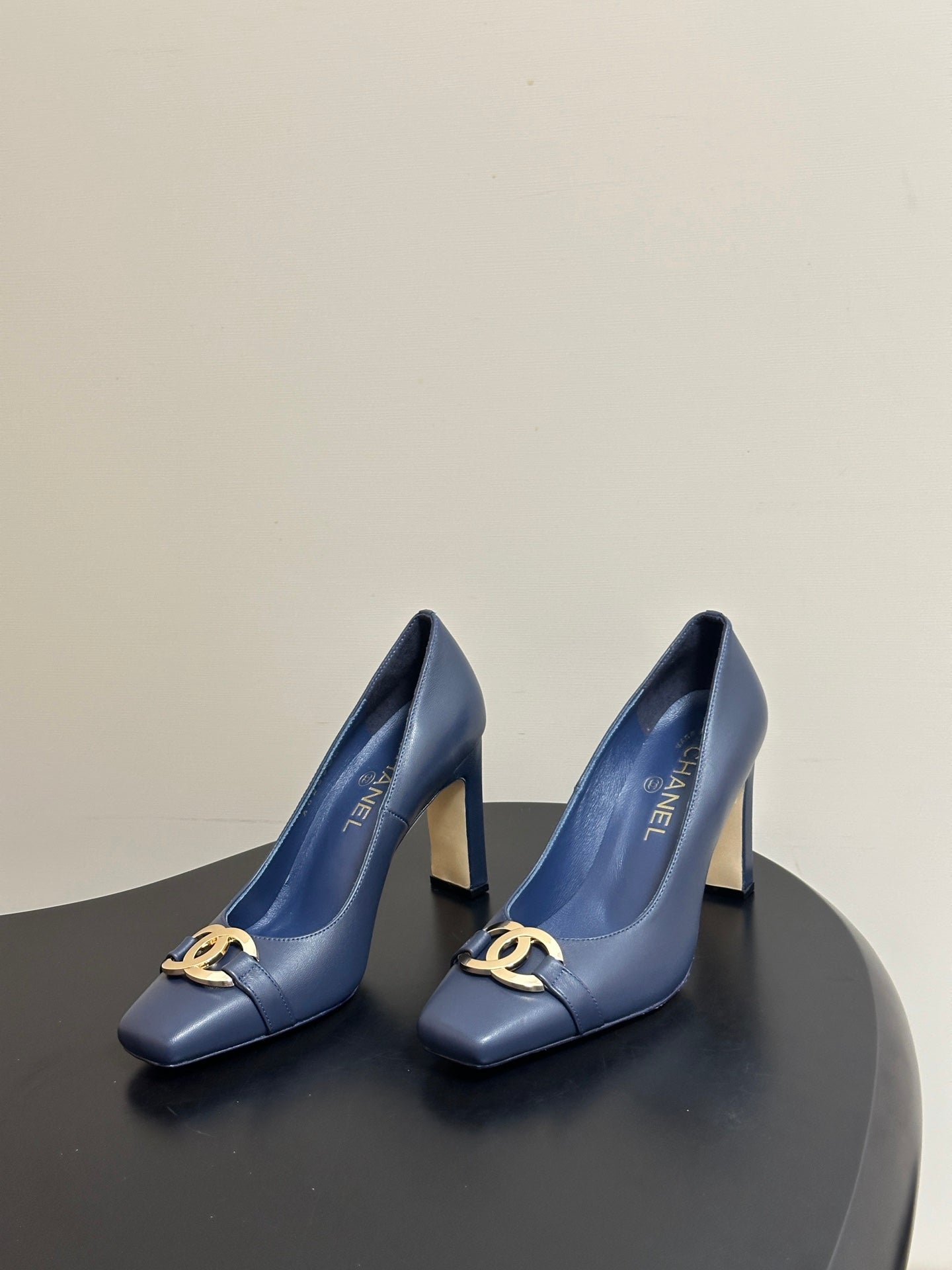 Chanel 2026 Chunky High Heels Leather Sheepskin 834665
