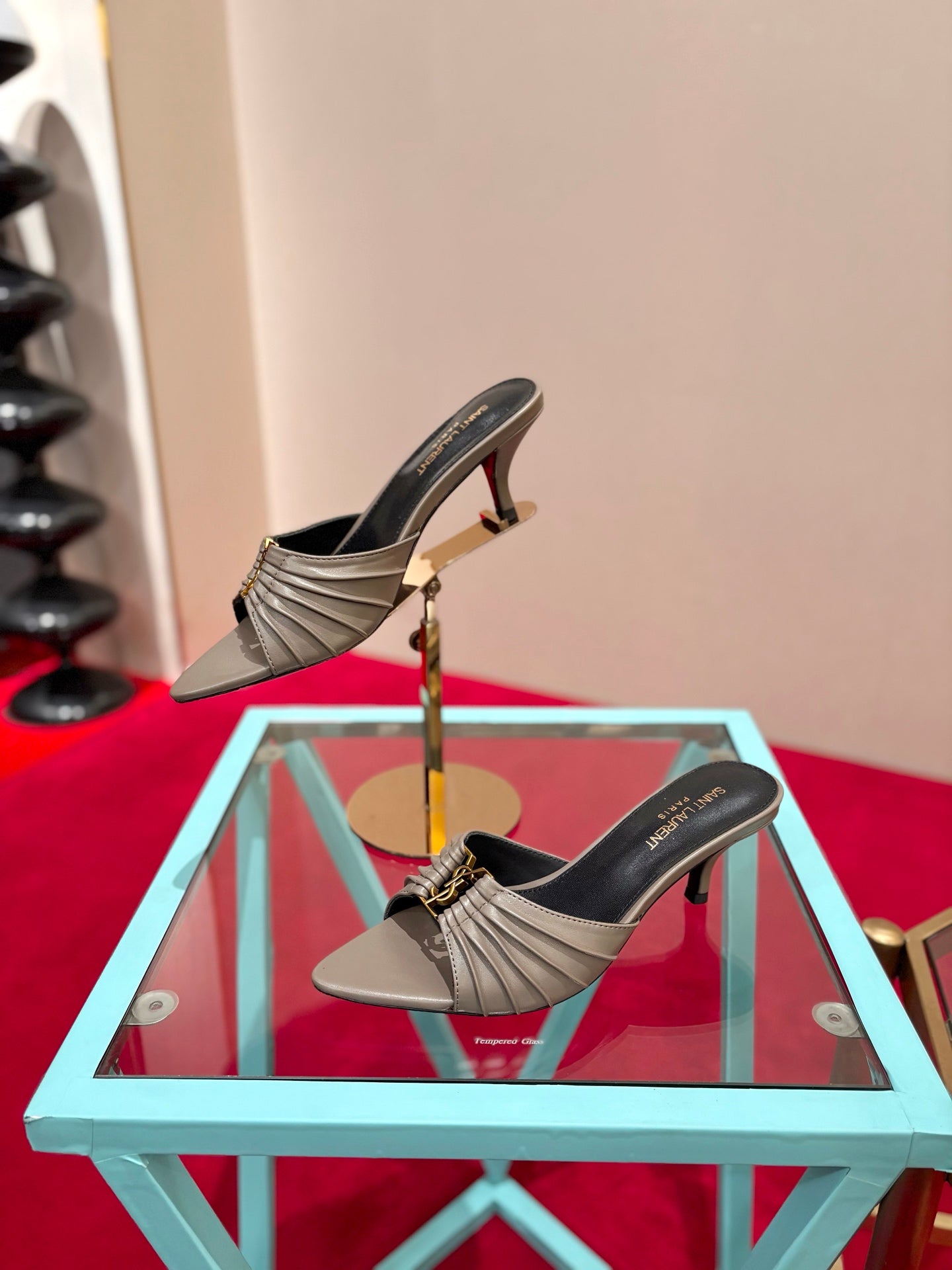 YSL 2026 Sandal Smooth Calfskin 925205