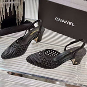 Chanel 2026 Woven Slingback 65mm Sheepskin 986786