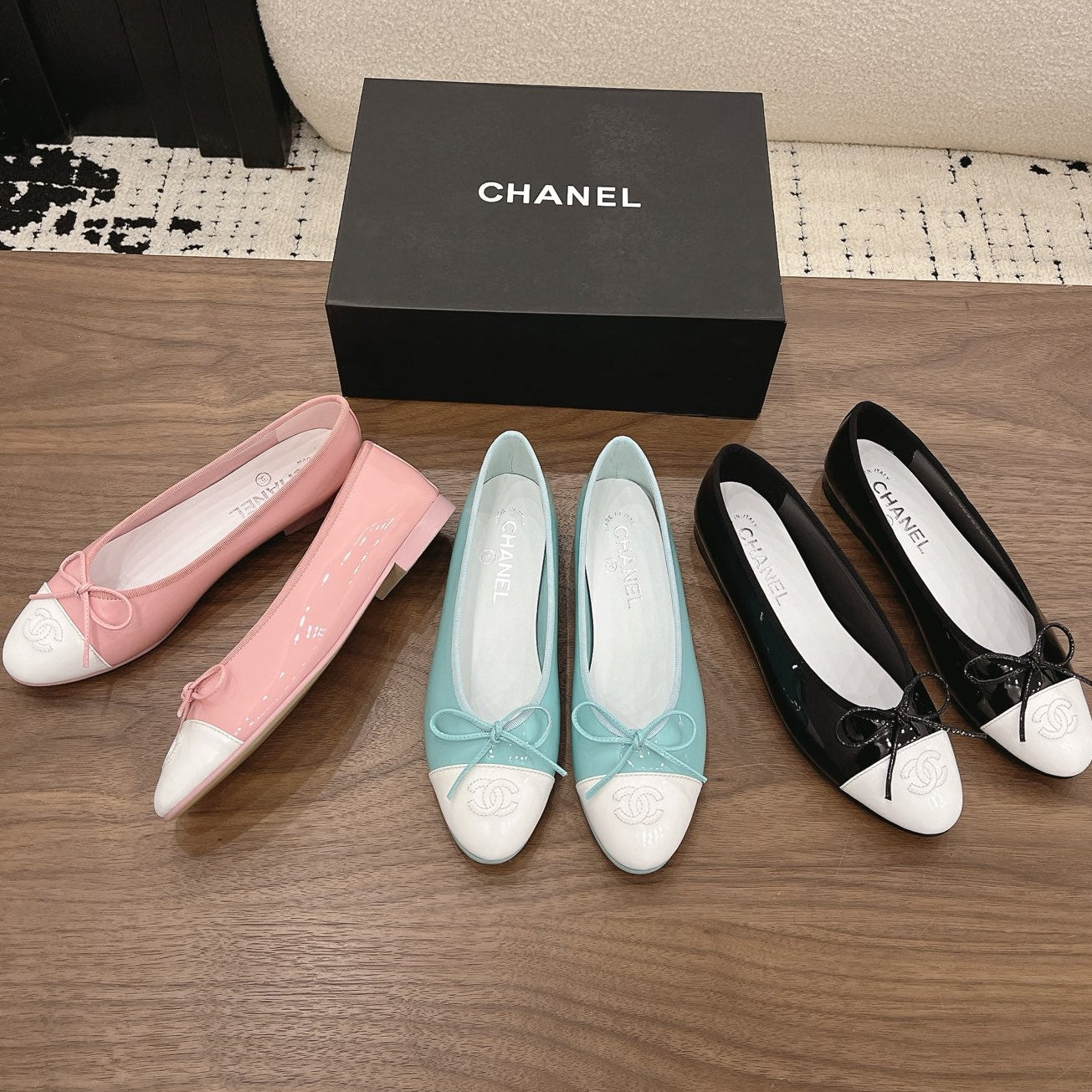Chanel 2026 Ballet Flat Patent Leather 897526