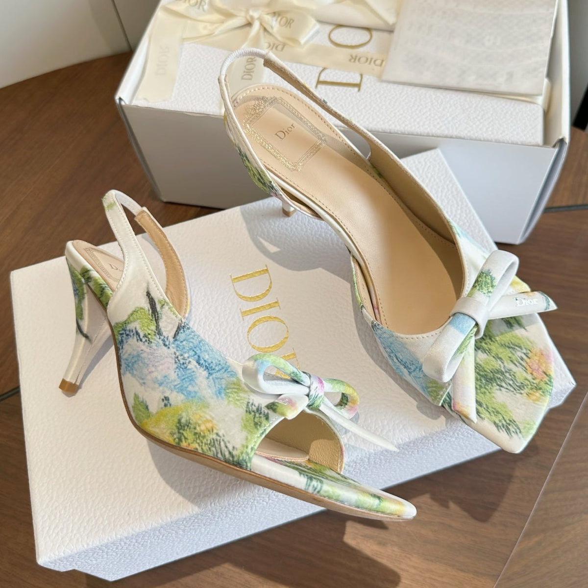 Dior 2026 Bow Sandal Fabric 909652