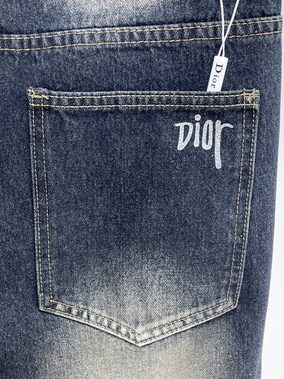 CD 26A Men Wide-Leg Jeans Dark Blue Denim 284963