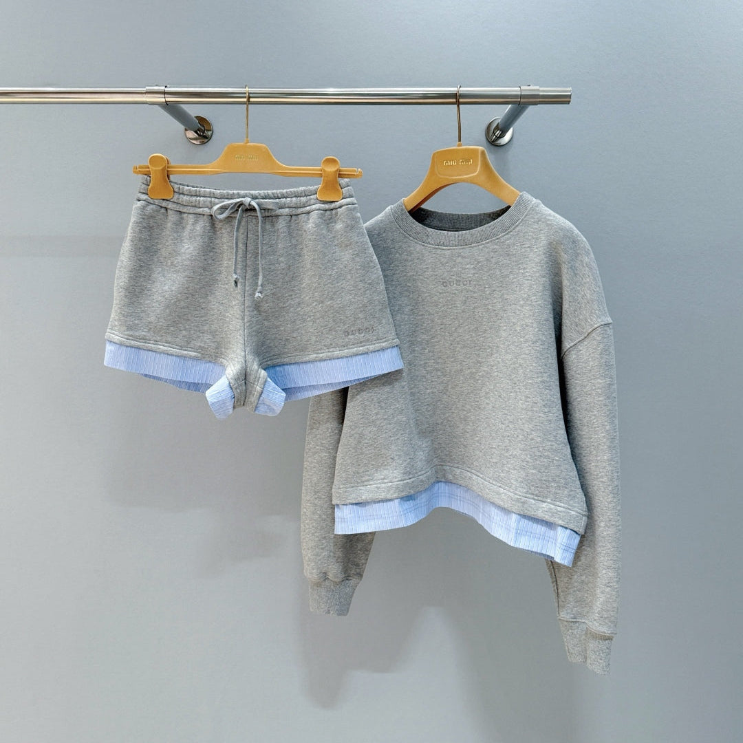 GG 25 Sweatshirt Set Grey Wool 0022