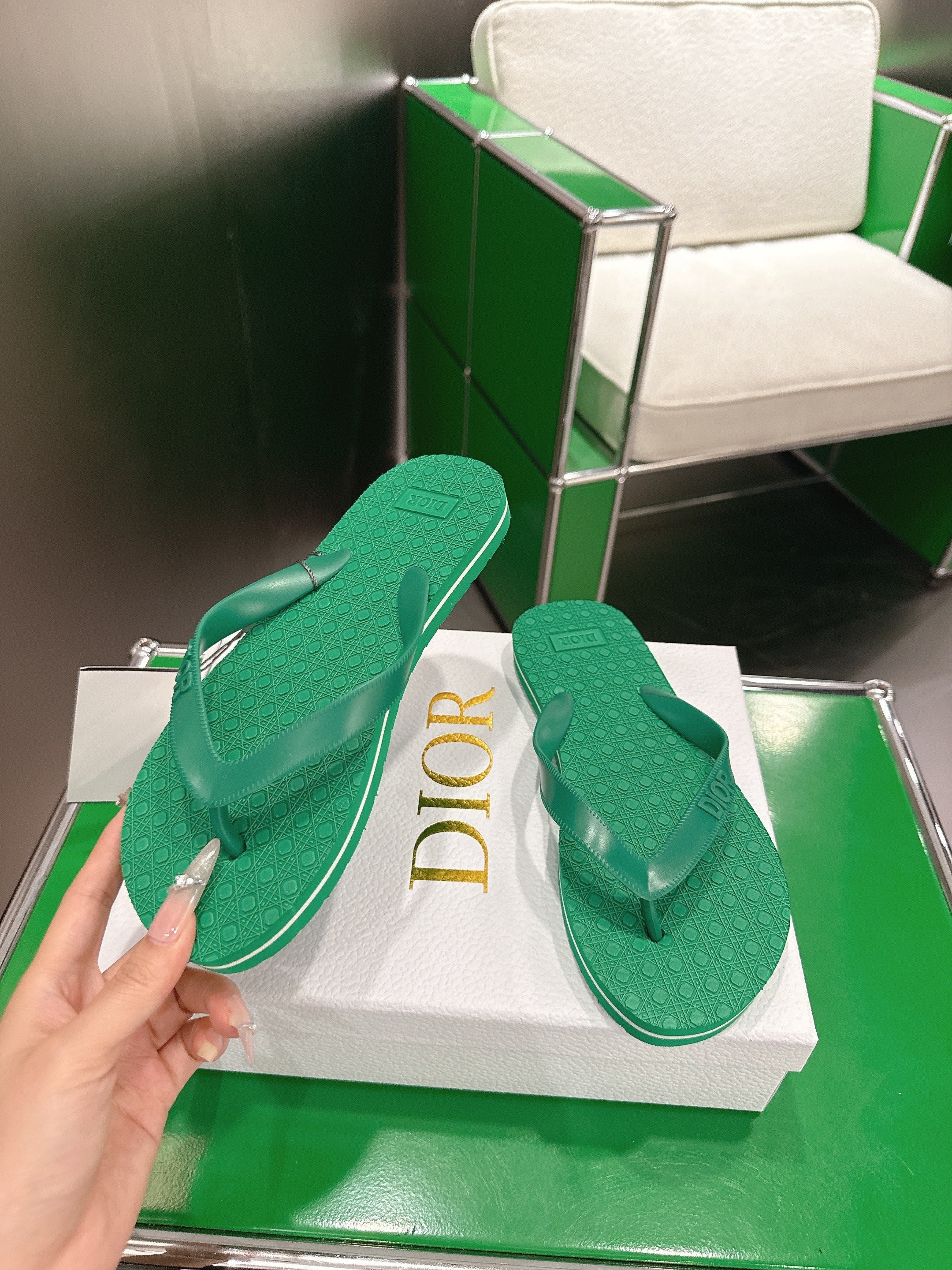 Dior 2026 Thong Sandal Rubber 893872