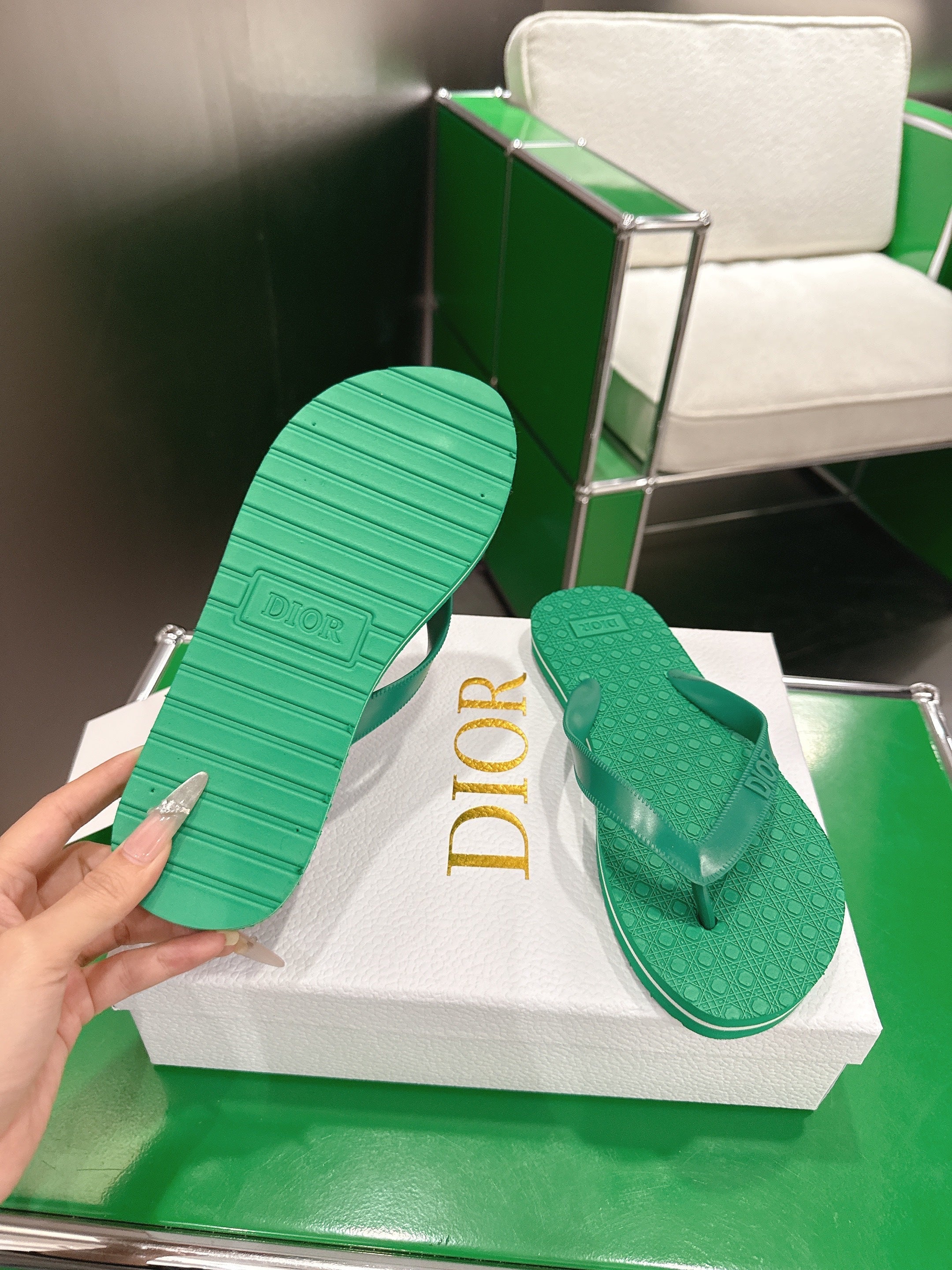 Dior 2026 Thong Sandal Rubber 893872