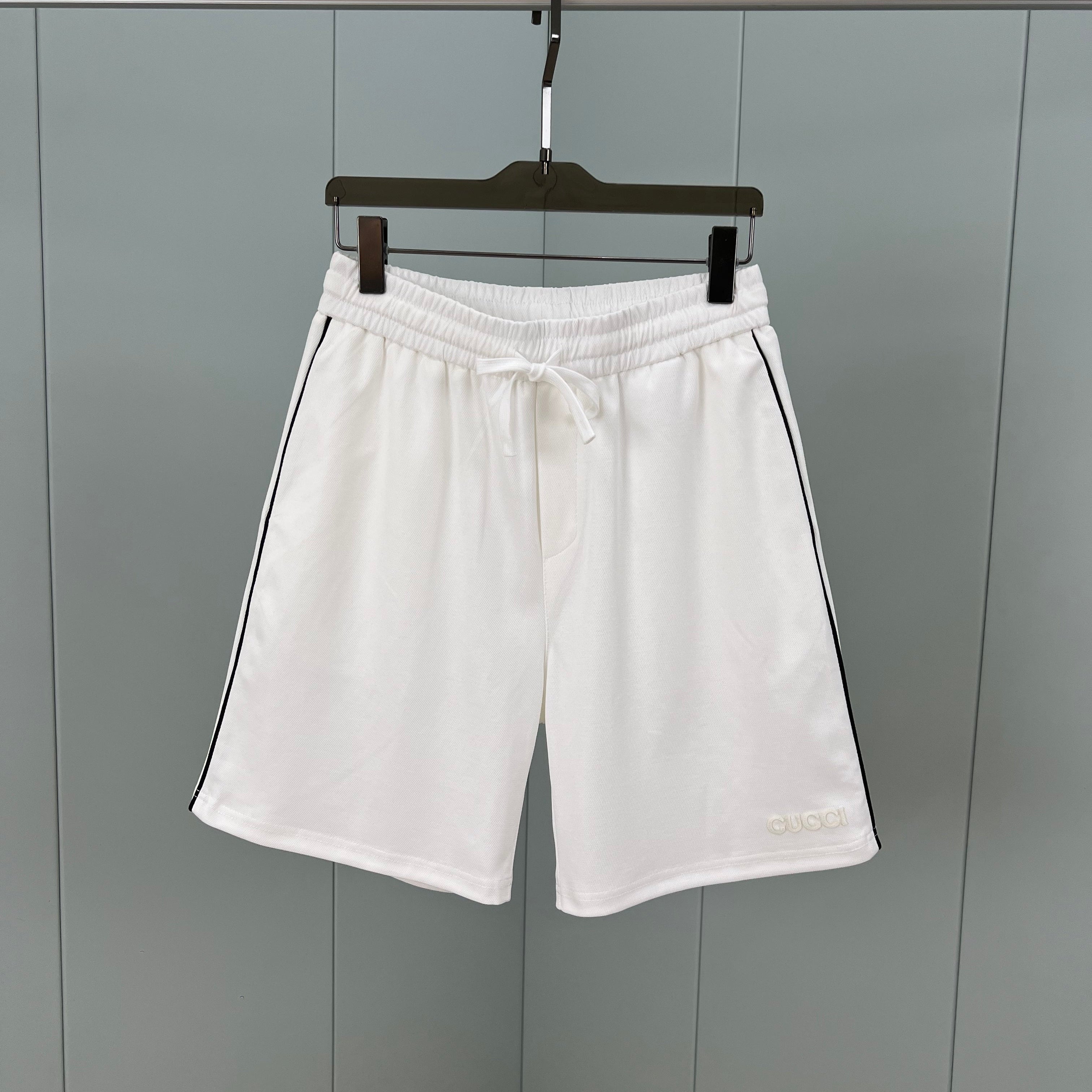 GC 2026 Men's Casual Shorts White Cotton Fabric 696057