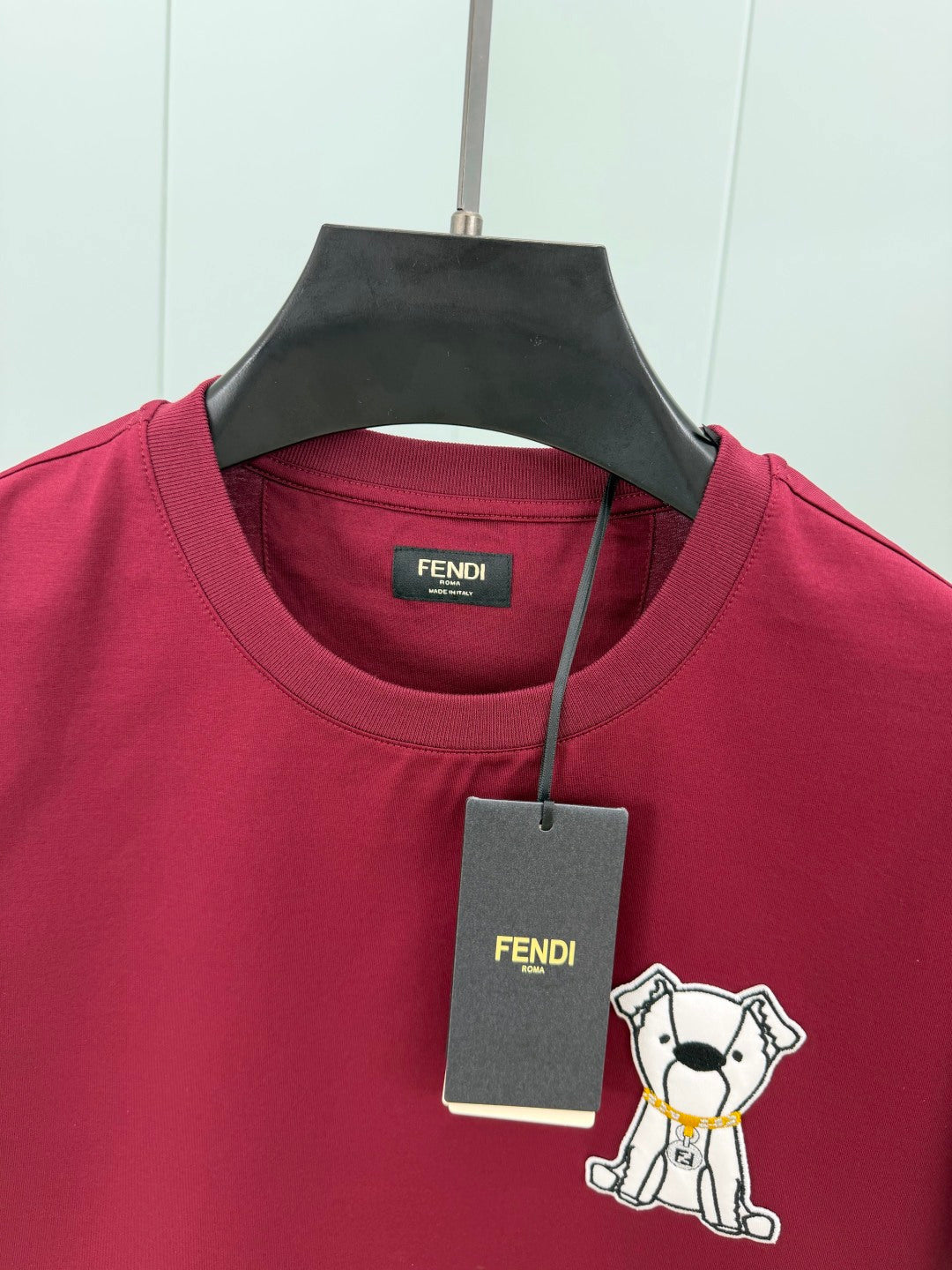 Fendi 2026 Men's Short-Sleeve T-Shirt Cotton 803004