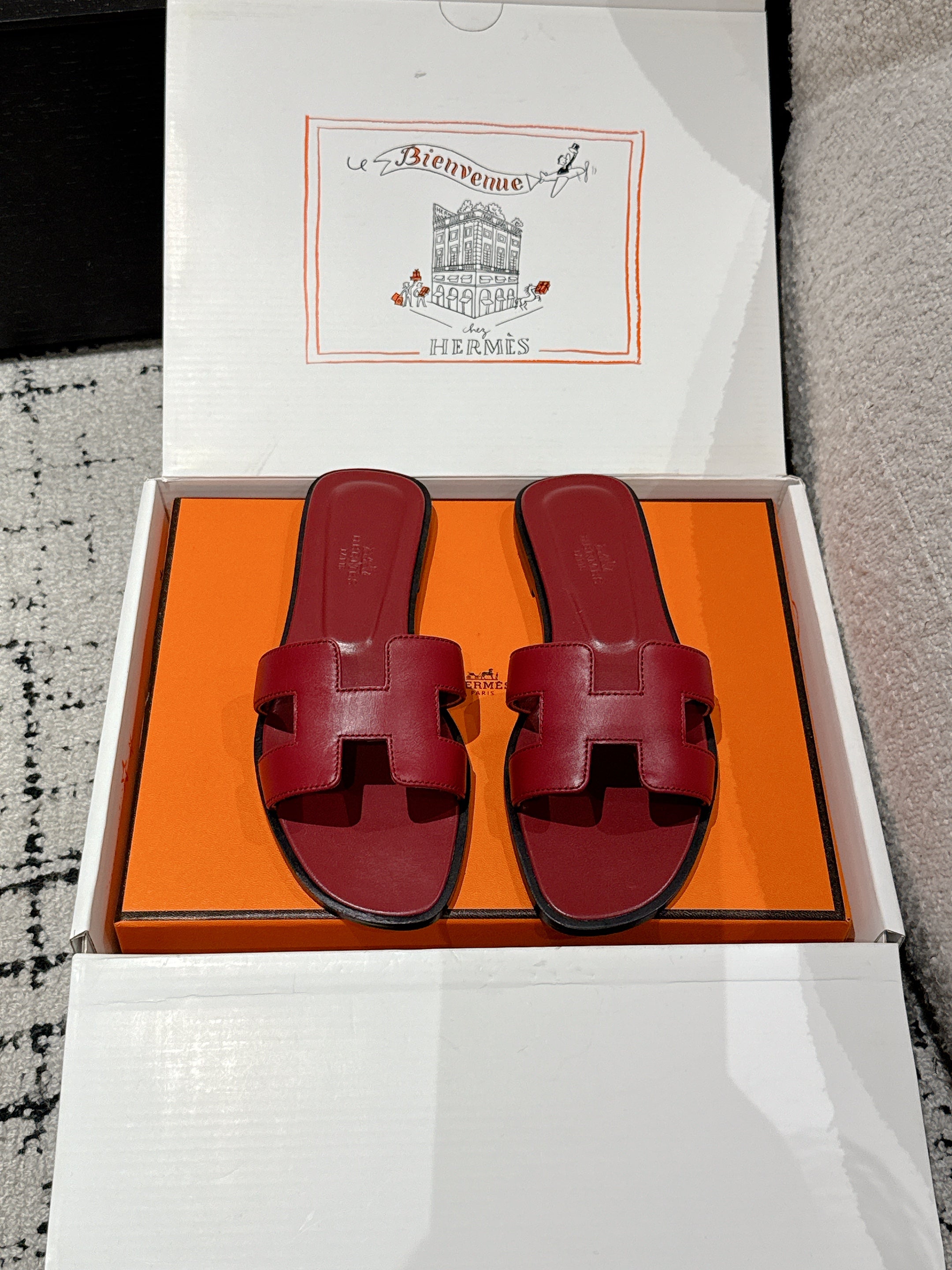 Hermes 25 Oran Sandal Calfskin