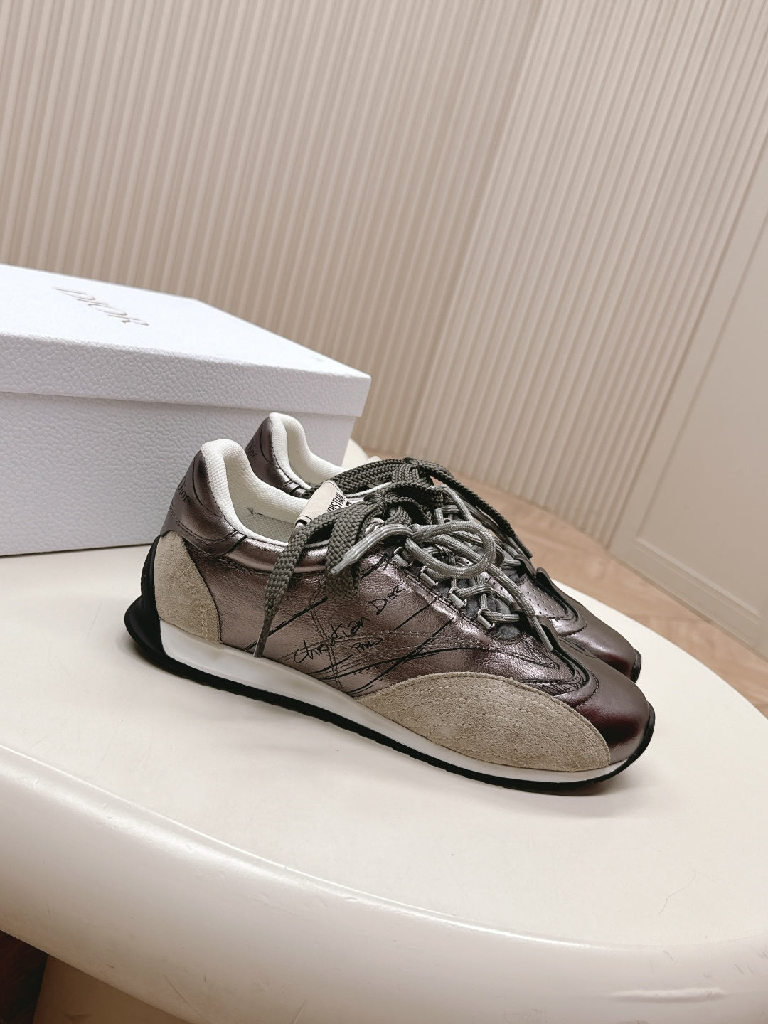 CD 25 Sketch Sneaker Calfskin with Suede 241609