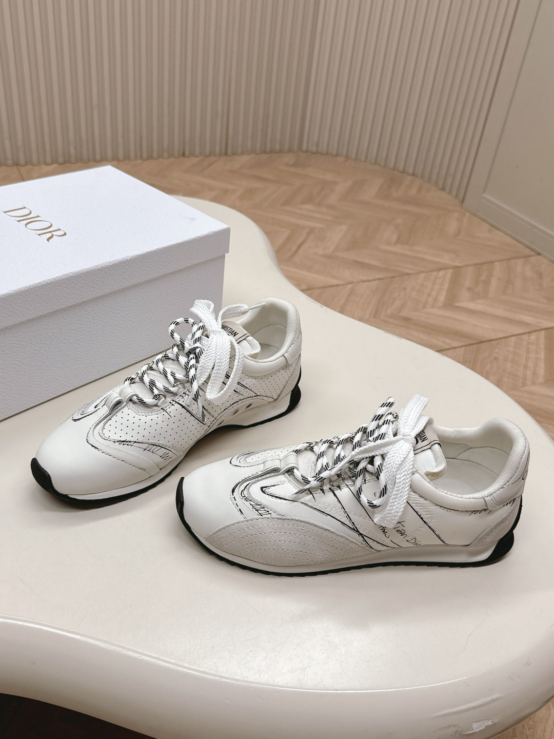 CD 25 Sketch Sneaker Calfskin with Suede 241609