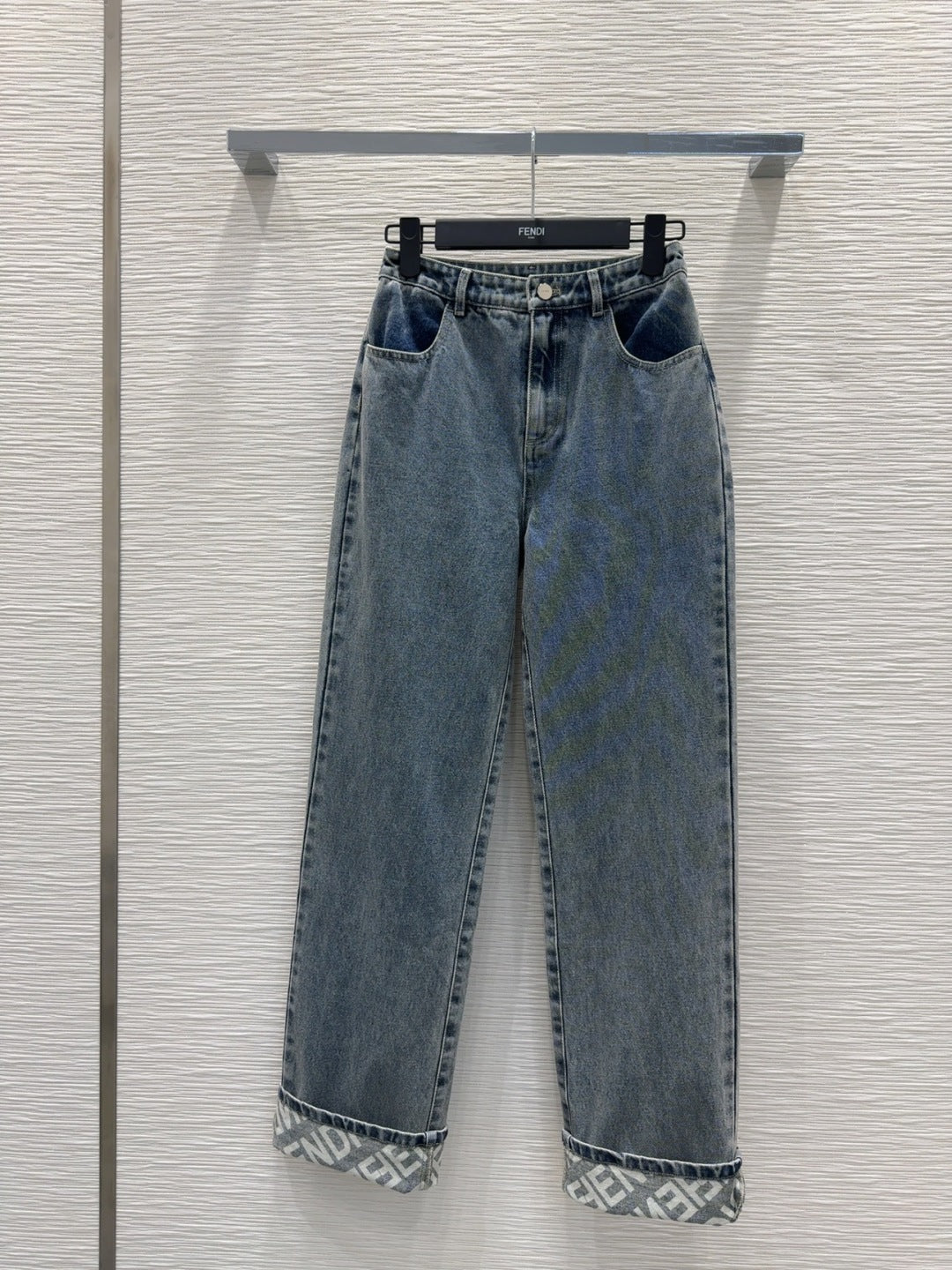 Fendi 25 Denim Set Light blue Cotton