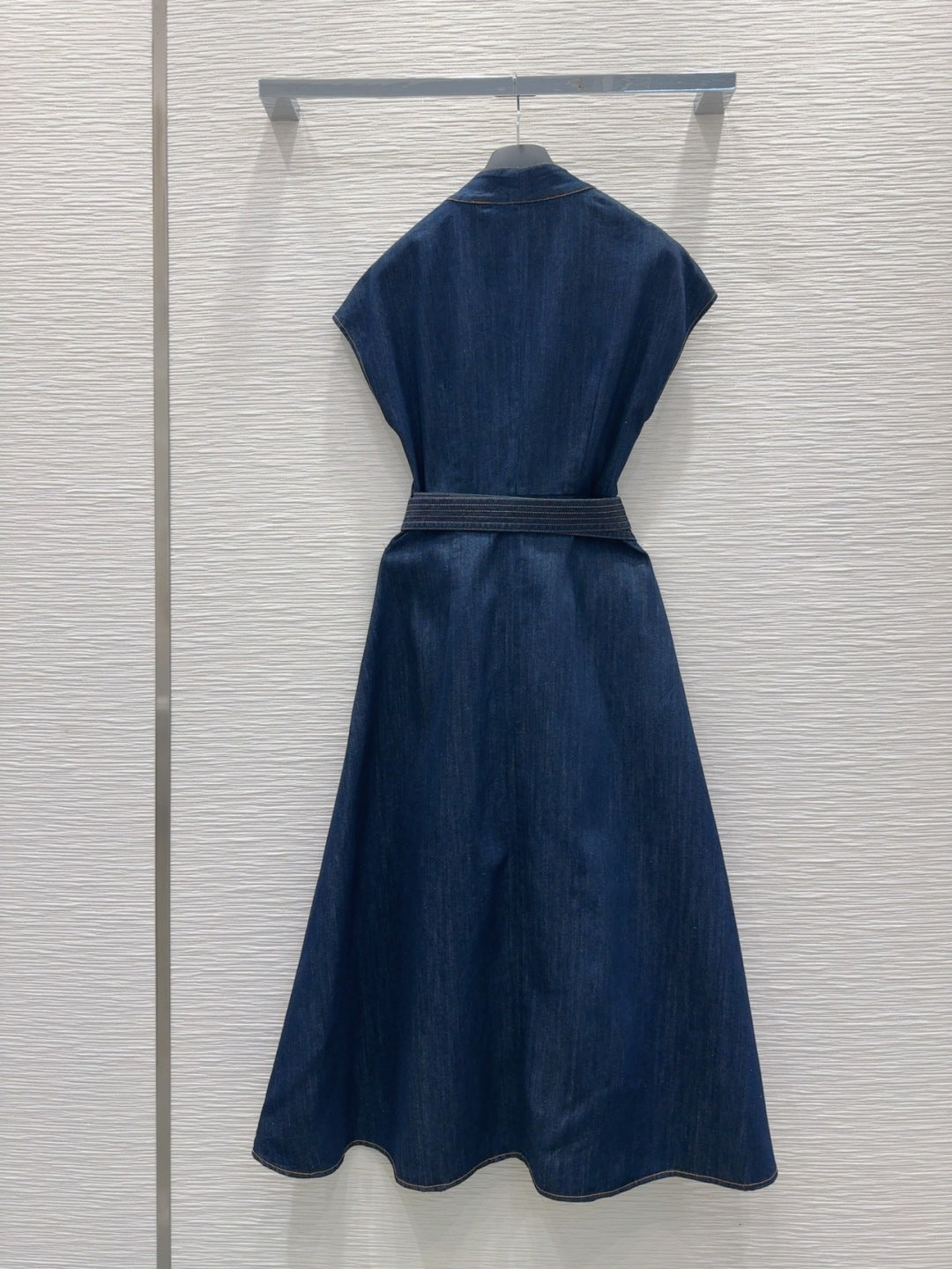 CD 25 Denim Dress Blue Cotton