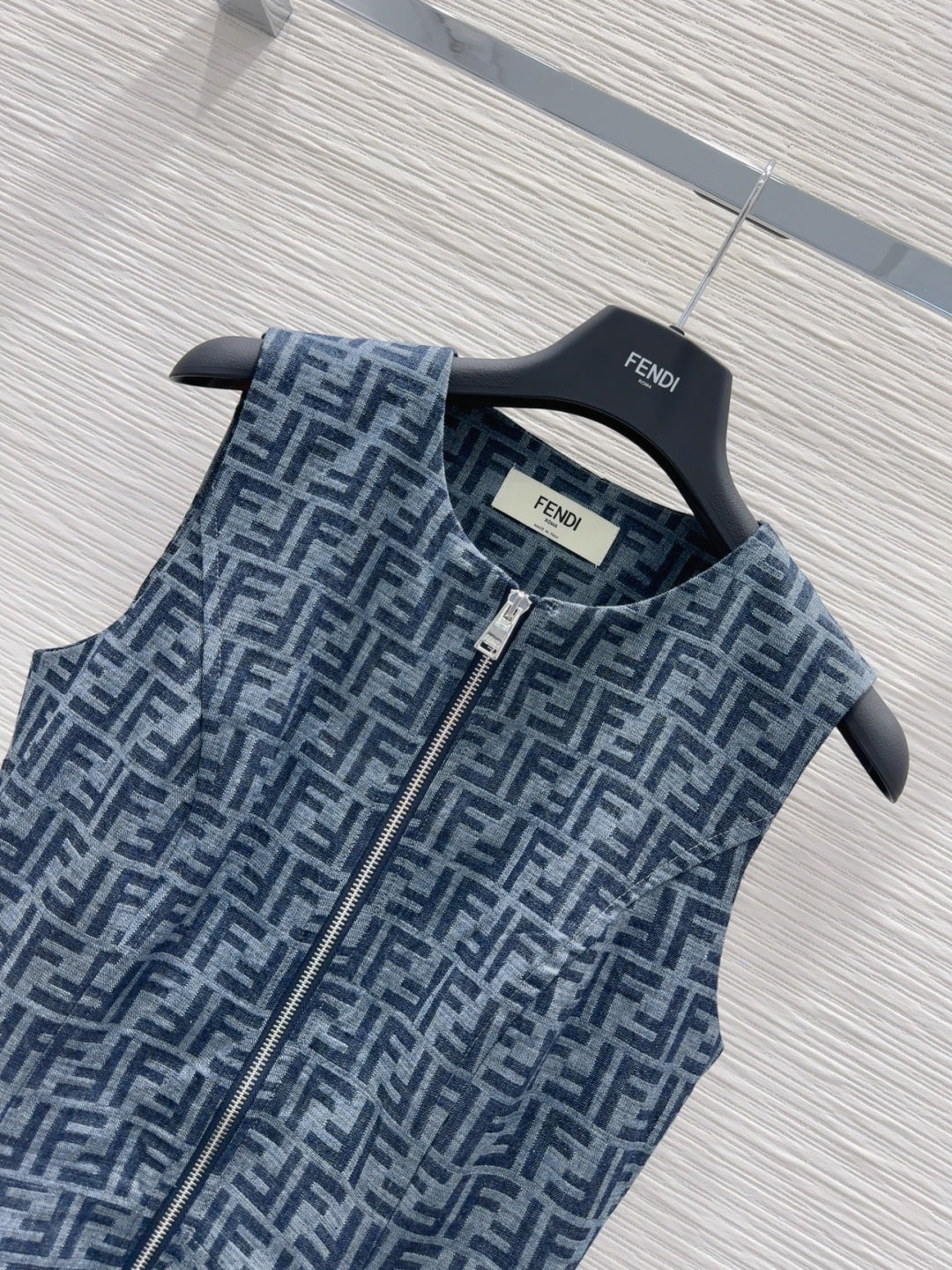 Fendi 25 Dress Blue Cotton