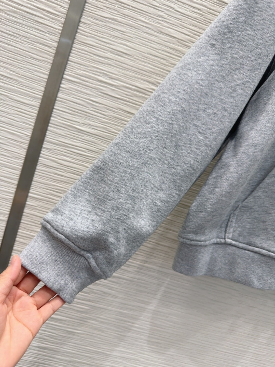 Loewe 25 Polo Sweatshirt Grey Cotton