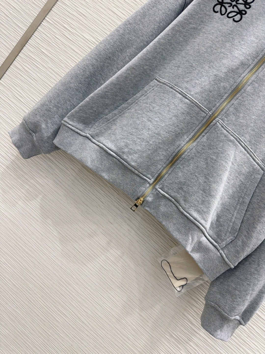Loewe 25 Polo Sweatshirt Grey Cotton