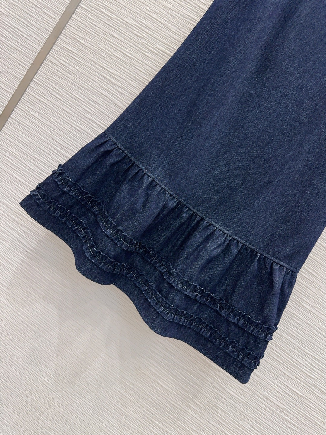 Miumiu 2026 Vest Dress Blue Cotton