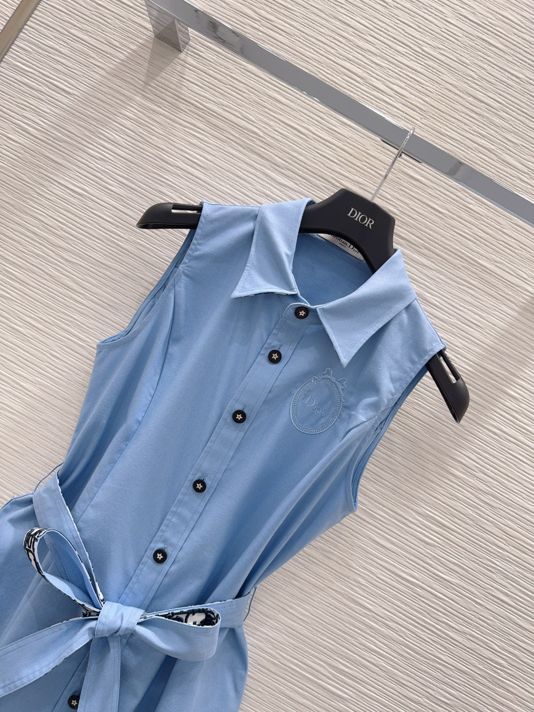 Dior 2026 Vest Dress Blue Cotton 384557