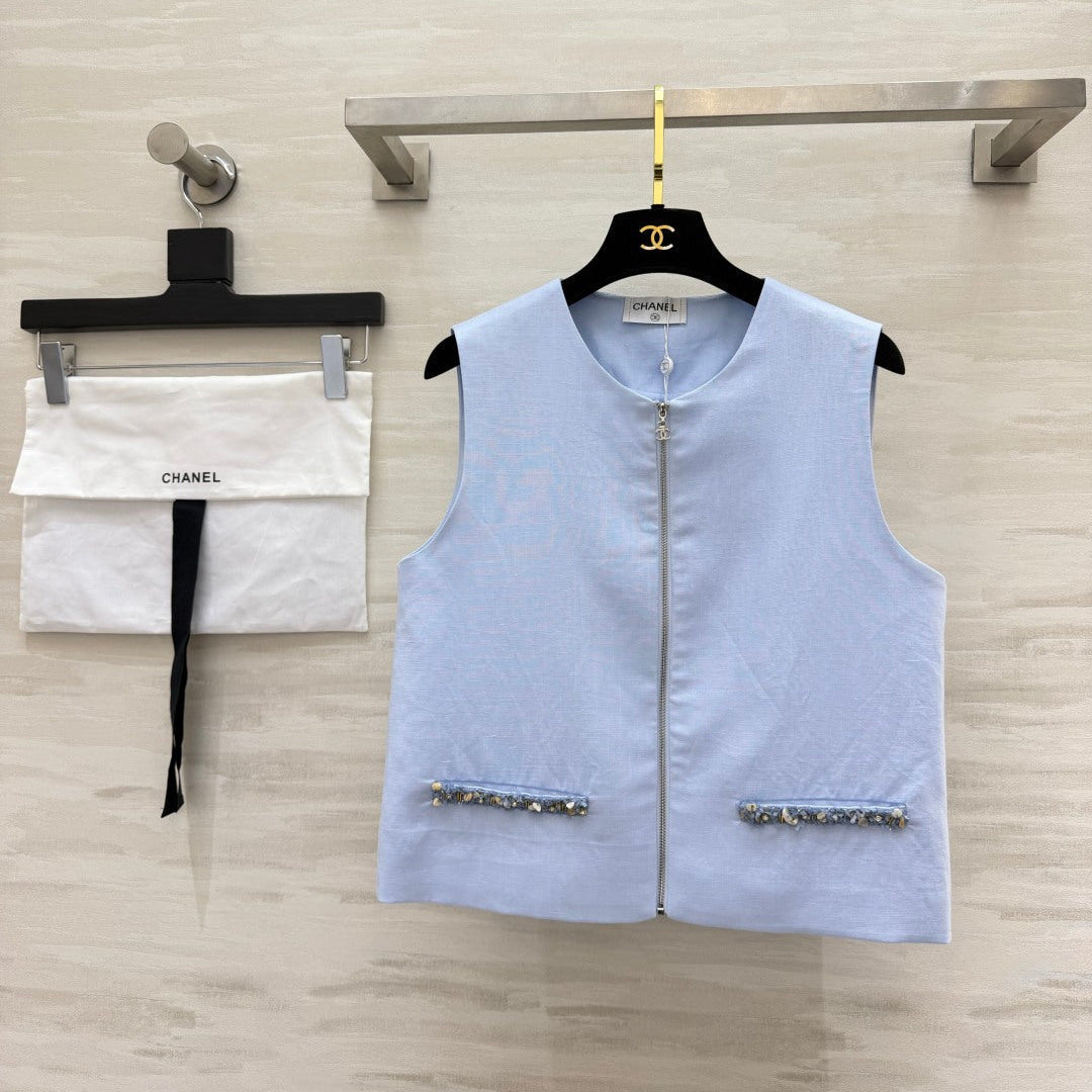 Chanel 2026 Vest Shirt Cotton-Linen 398793