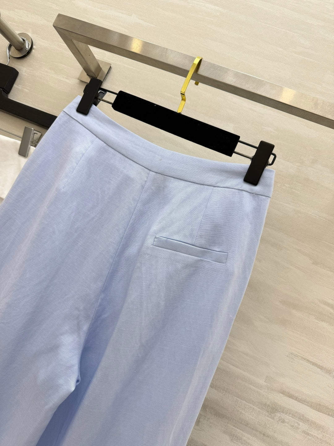 Chanel 2026 Wide-Leg Pants Cotton- Linen 398799
