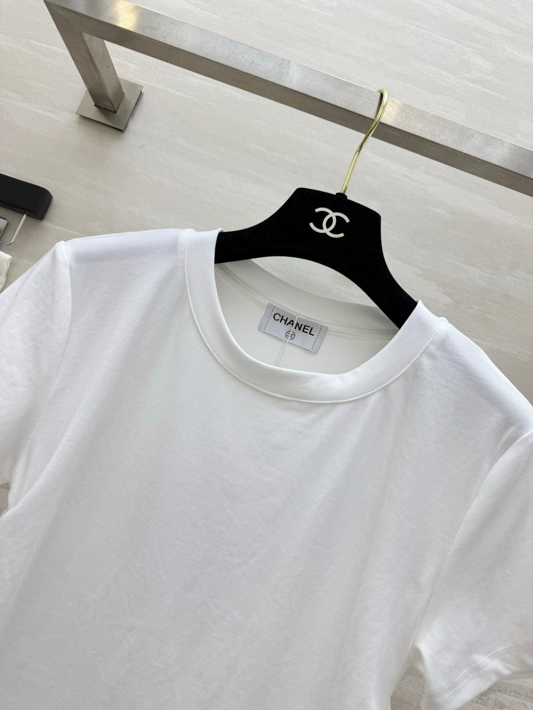 Chanel 2026 Lace Trim Shirt Cotton 398780
