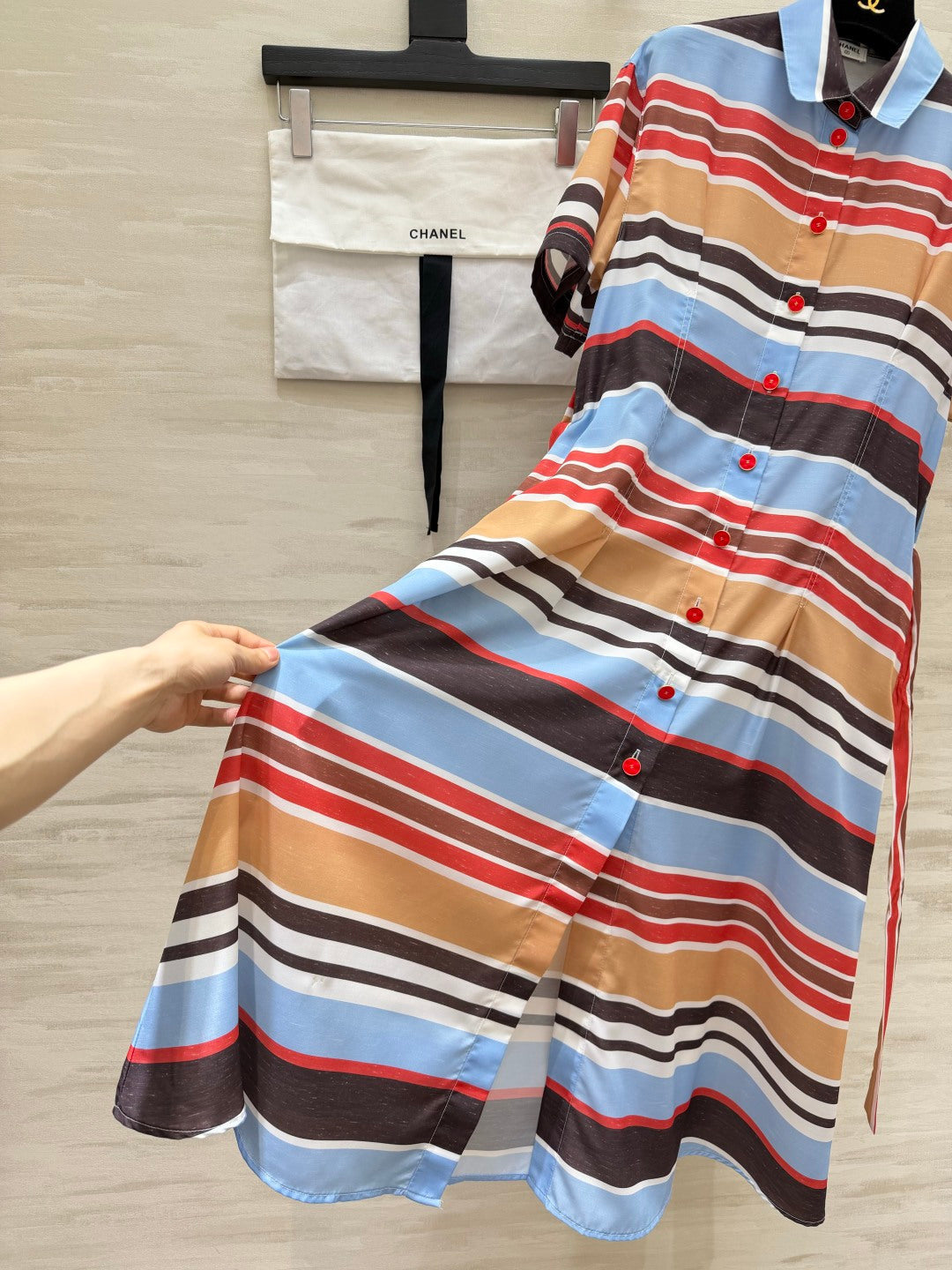 Chanel 2026 Midi Dress Multicolor Cotton 398764