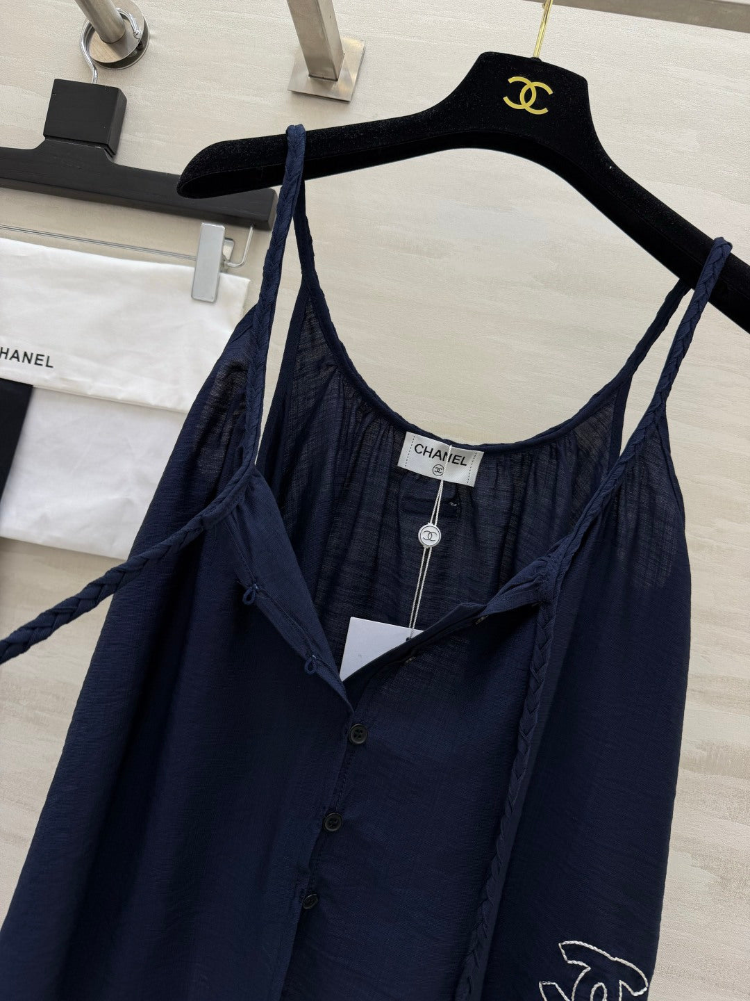 Chanel 2026 Long Pants and Tank Top Set Cotton 402473
