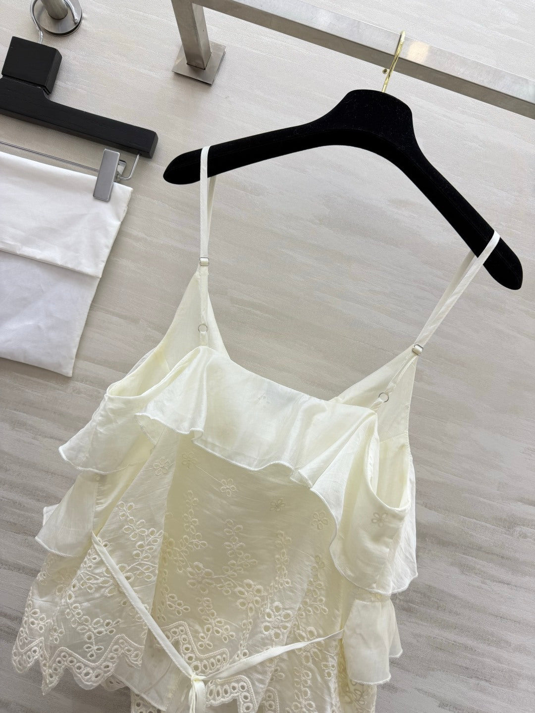 Chanel 2026 Tank Top Cream Cotton 402343