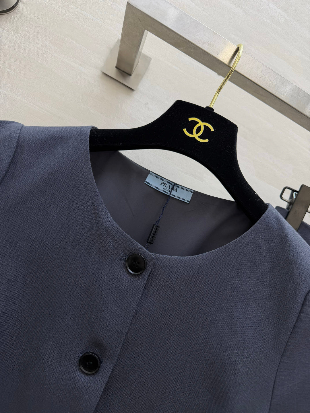 Prada 2026 Shirt And Midi Skirt Set Cotton 403370