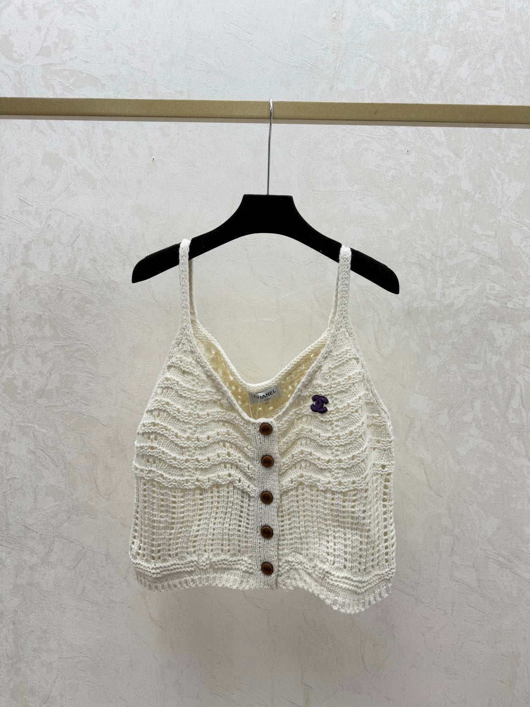 Chanel 2026 Hollow Camisole Wool Nylon