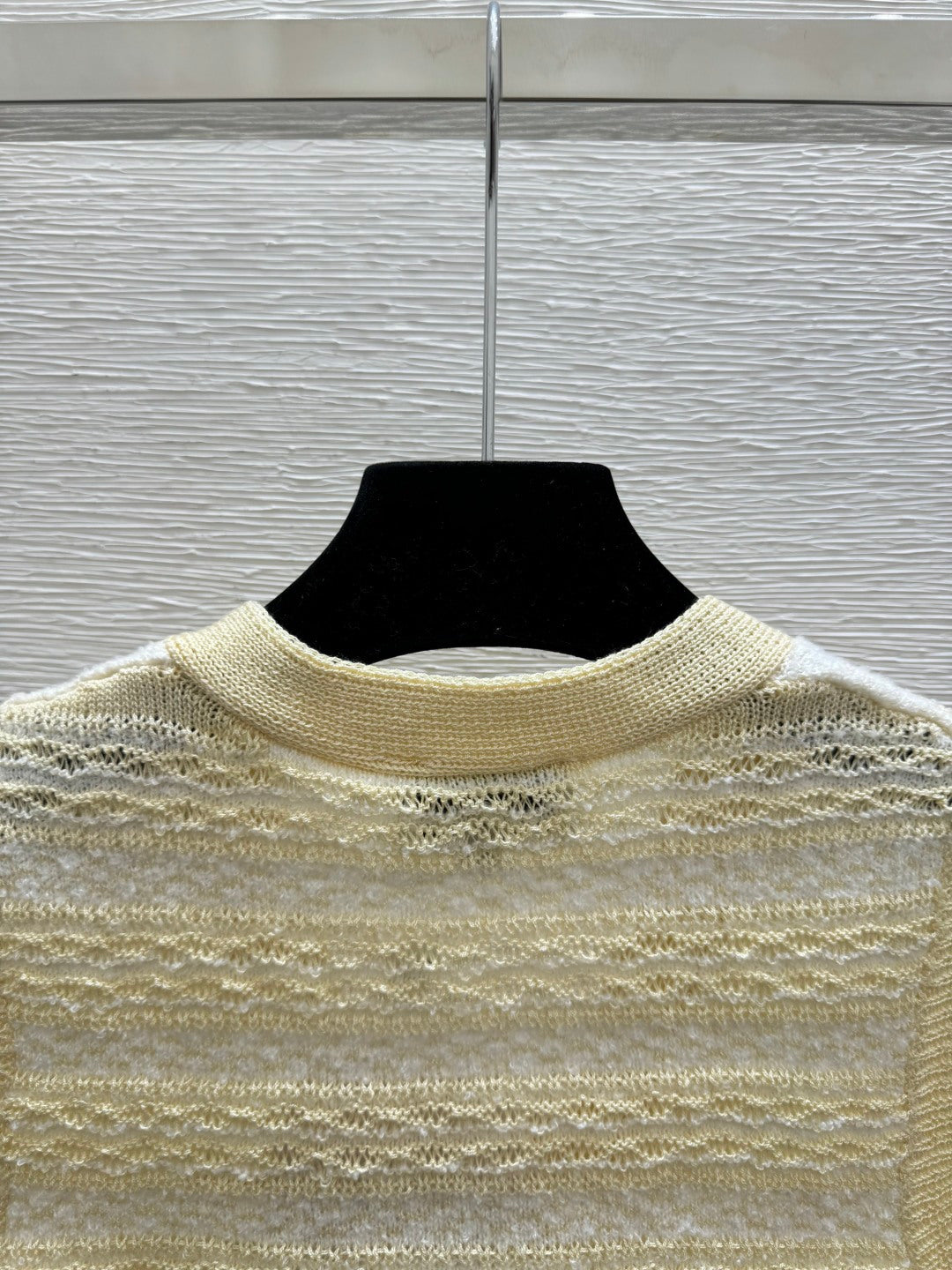 Chanel 2026 Sweater Vest Yellow Wool Nylon
