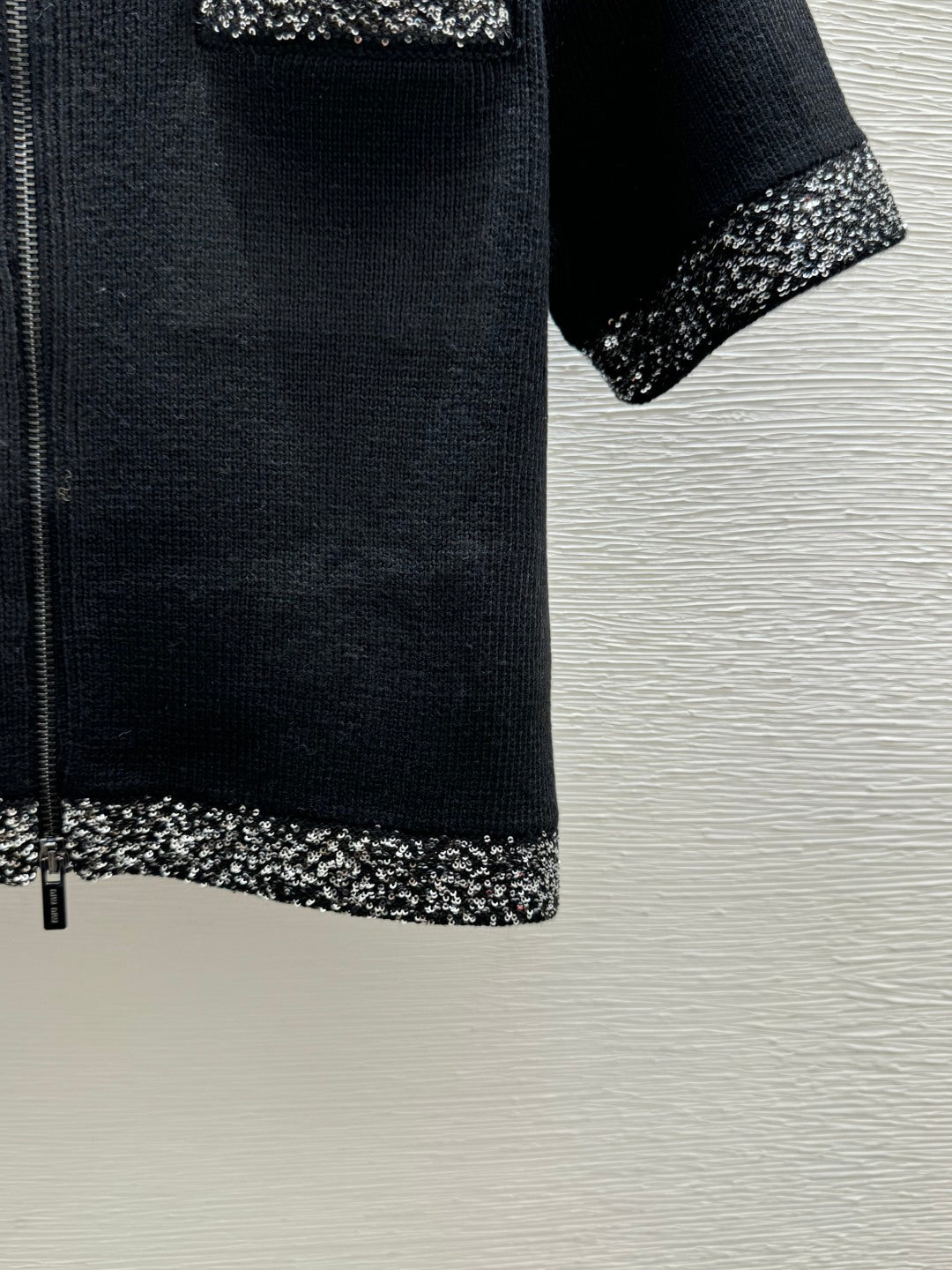 Miumiu 2026 Knit Sweater Black Wool Viscose