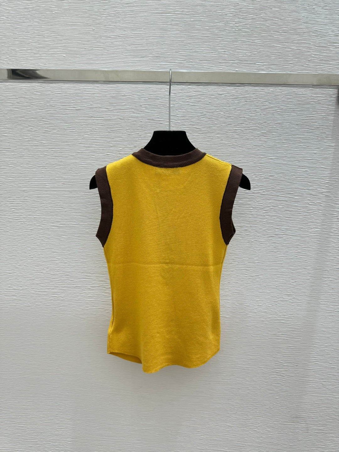 Miumiu 2026 Crew Neck Knit Vest Wool Polyester 397181