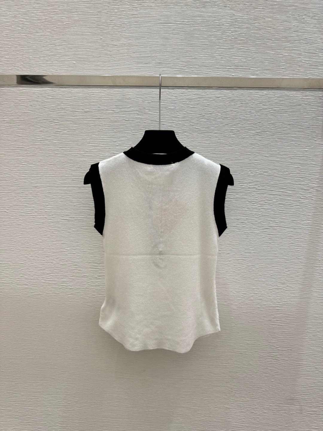 Miumiu 2026 Crew Neck Knit Vest Wool Polyester 397181