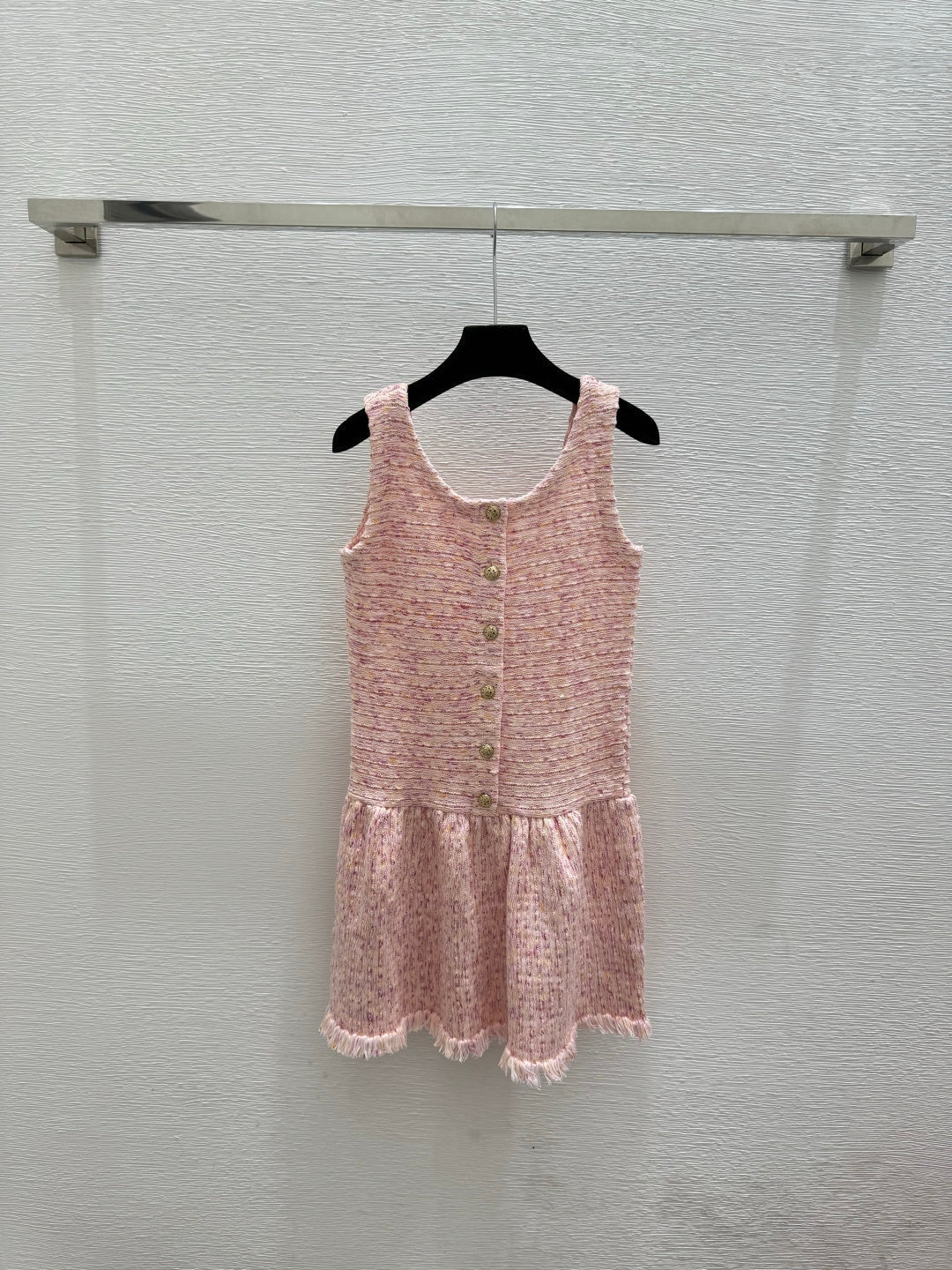 Chanel 2026 Vest Yellow Pink Cotton Wool 397715