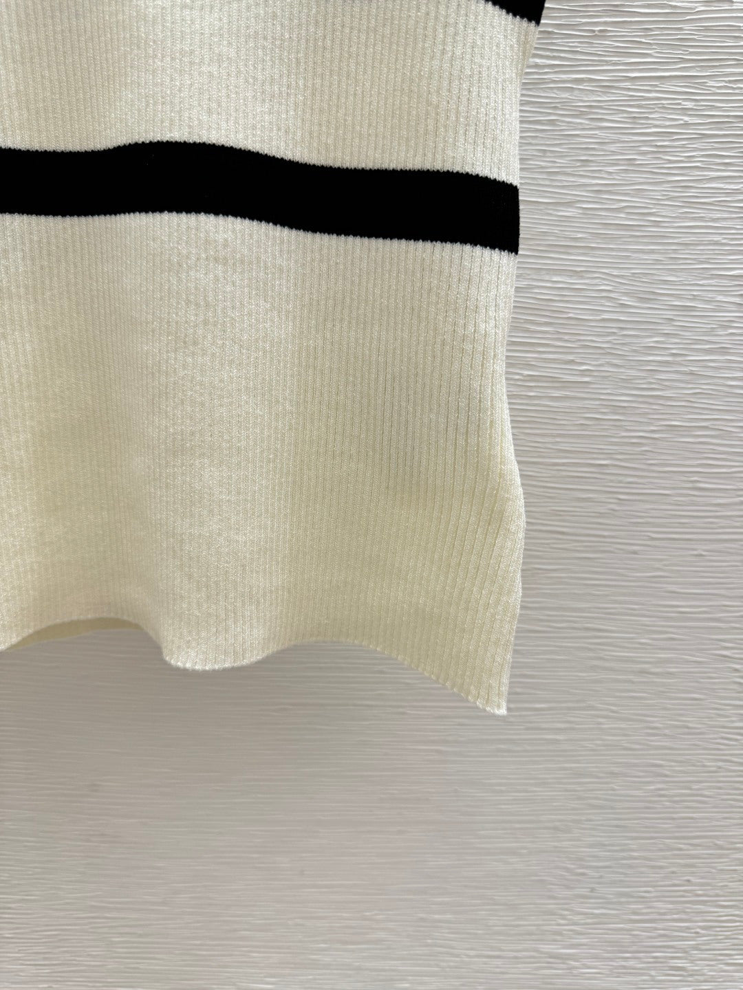 Miumiu 2026 Vest Black and White Wool 516747