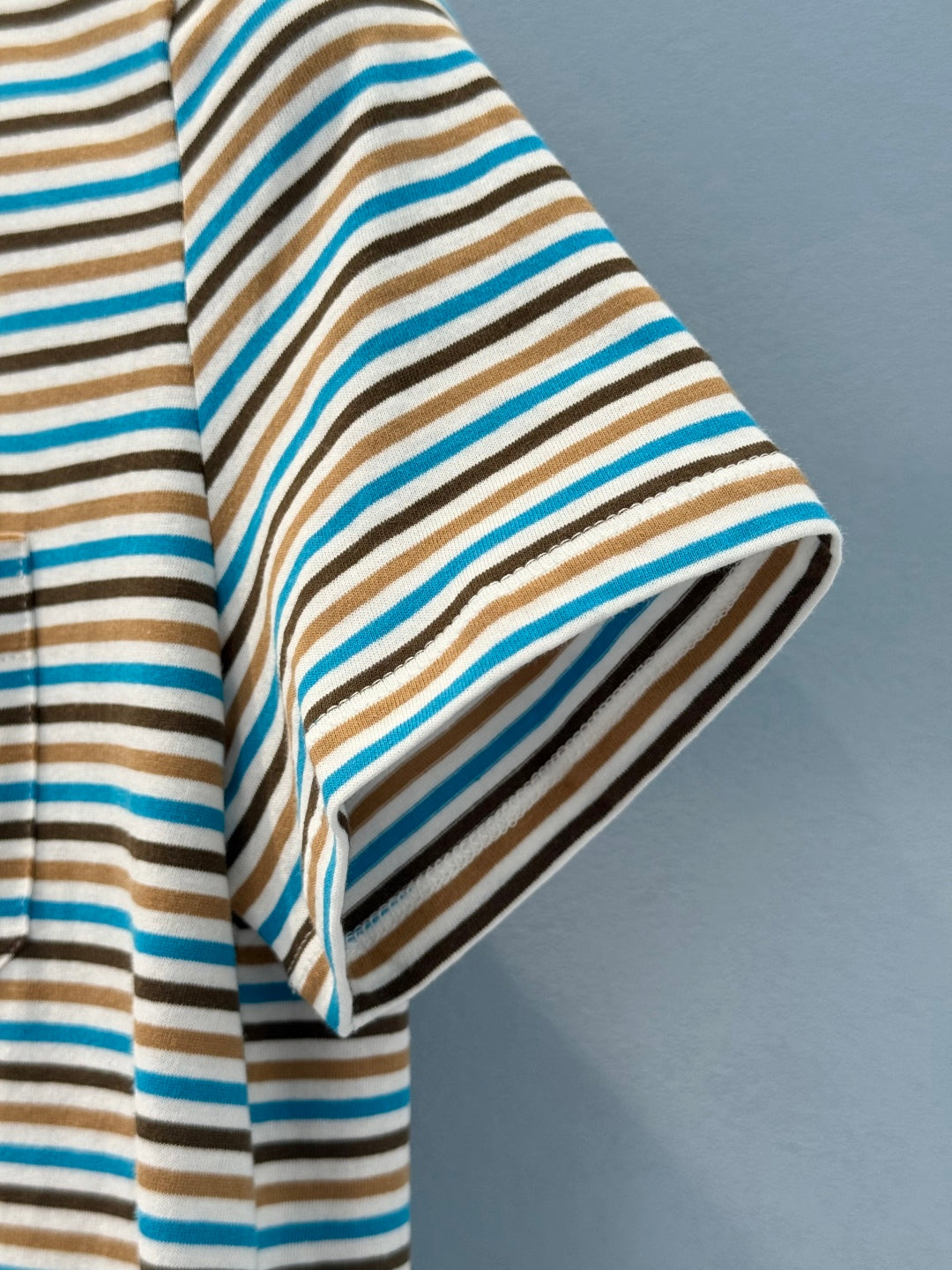 Prada 25 Striped T-shirt Multicolor Cotton 220087
