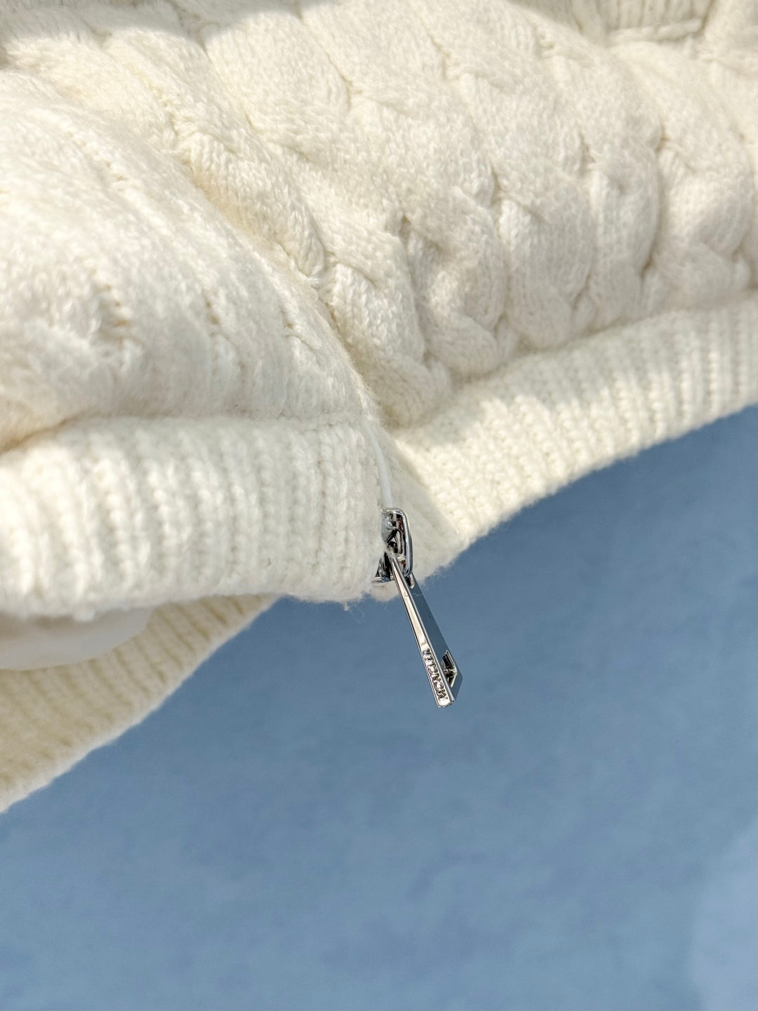Moncler 25 Jacket Rope White Wool