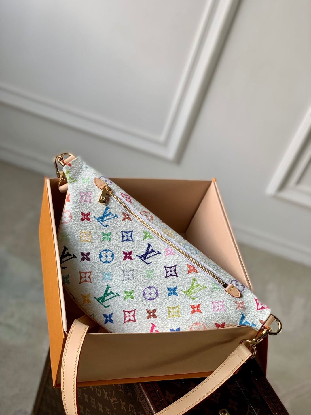 LV High Rise bumbag Multicolor Canvas Cowhide 241033