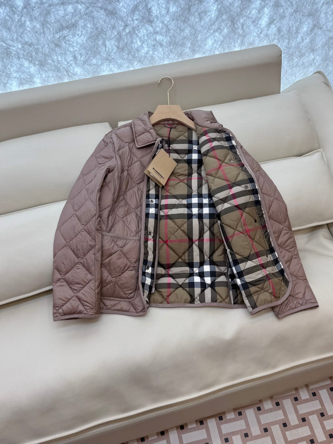 Burberry 25 Jacket Whimshy Pink Nylon Cotton