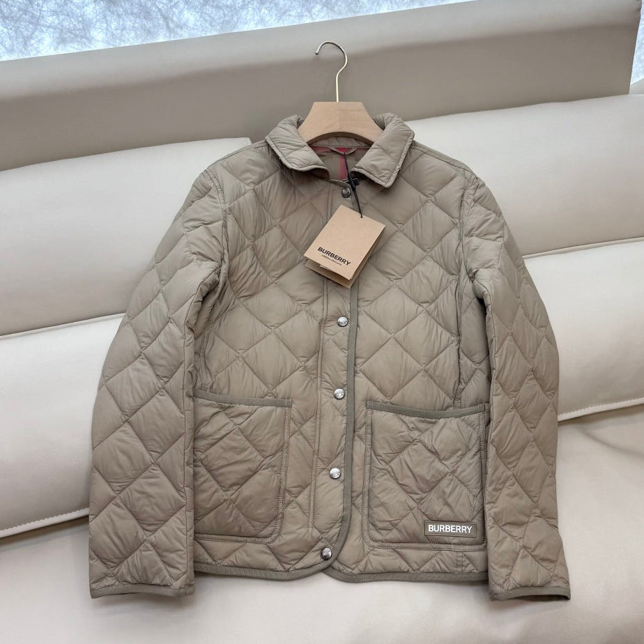Burberry 25 Jacket Apricot Nylon Cotton