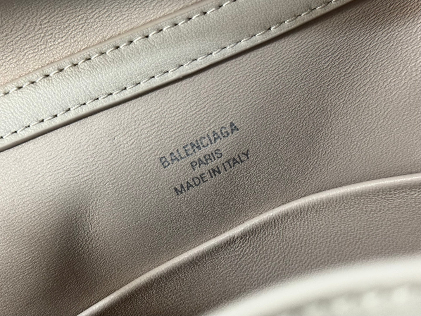 Balenciaga Mini Bag 22 Beige Calfskin Sliver Hardware