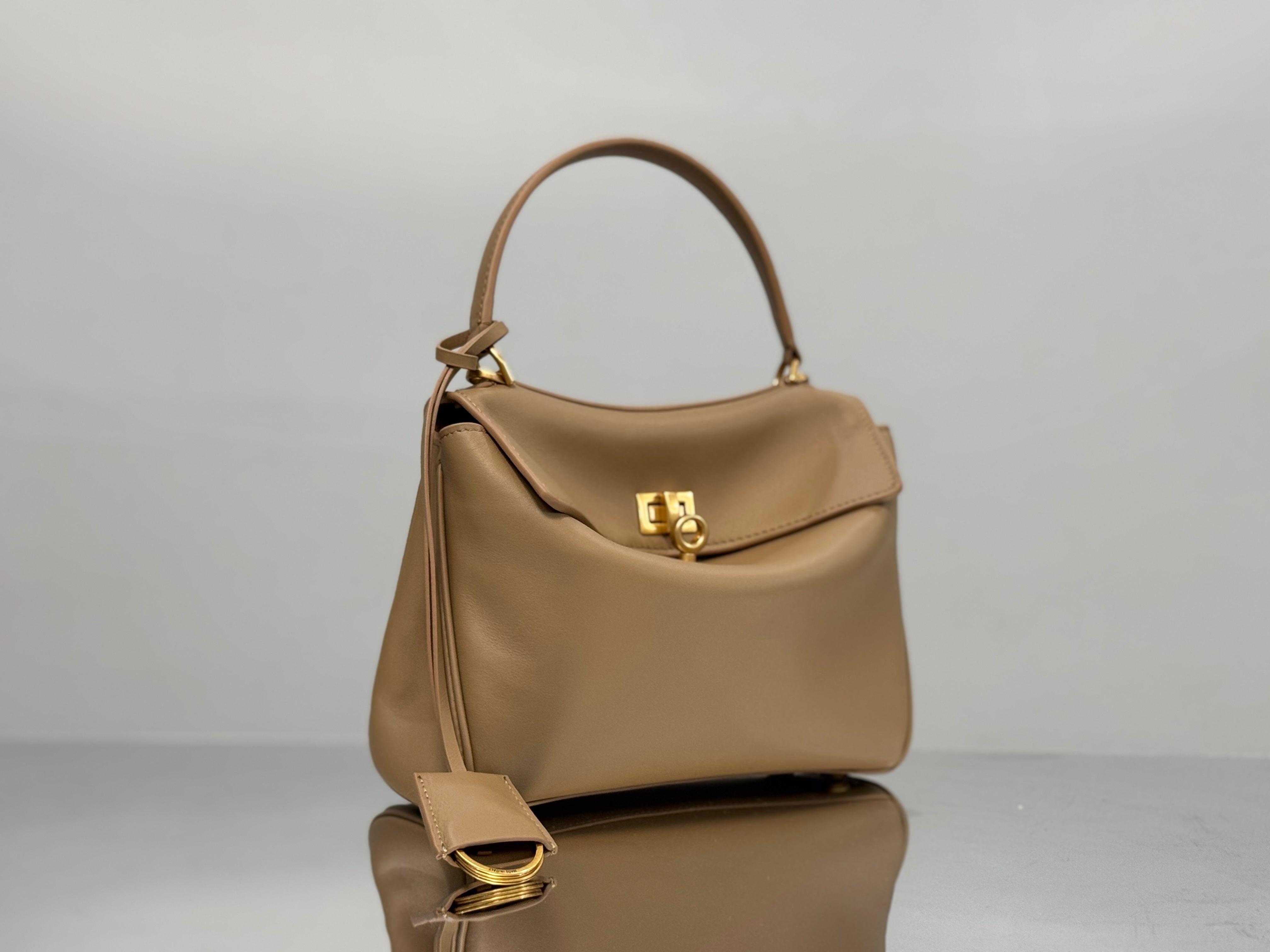 Balenciaga Mini Bag 22 Rich Brown Calfskin Gold Hardware