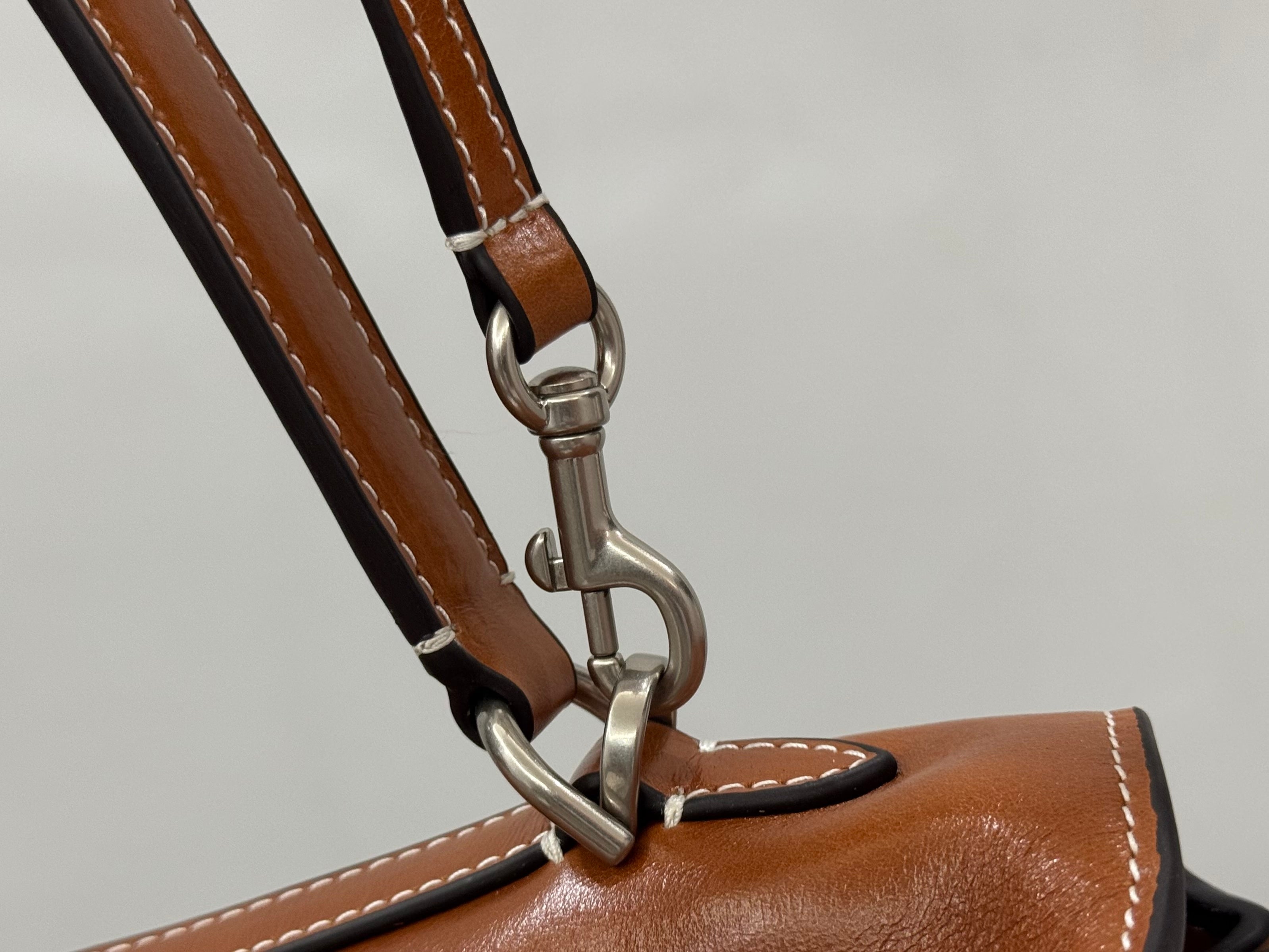 Balenciaga Small Bag 29 Camel Brown Cowhide Silver Hardware