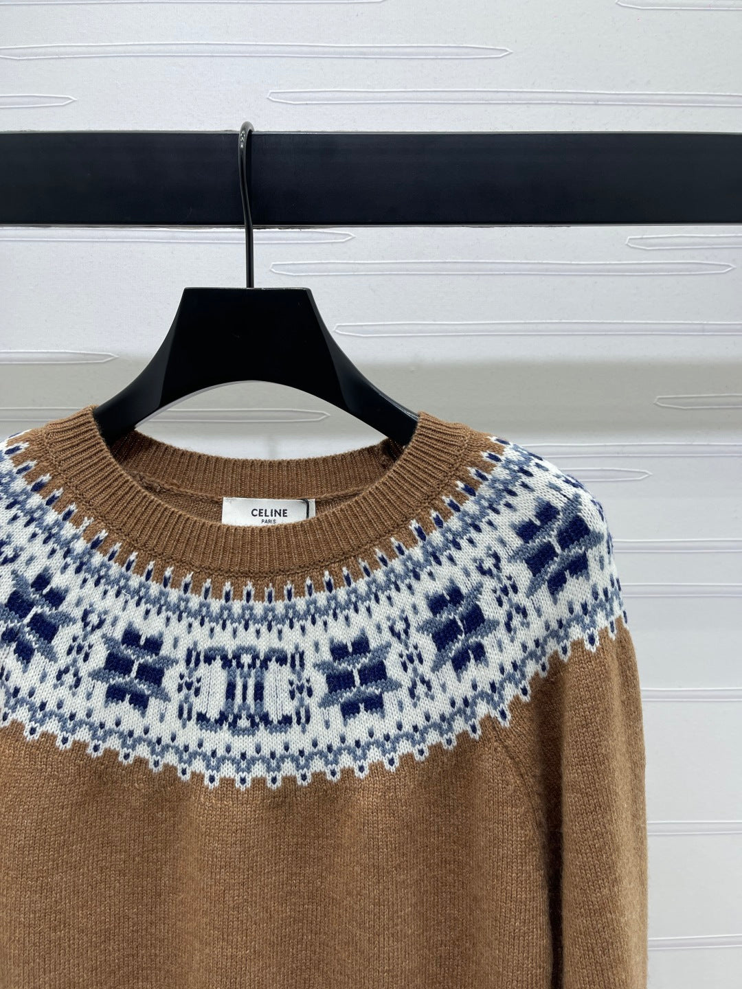 Celine 25 Patterned Sweater Cashmere 295598