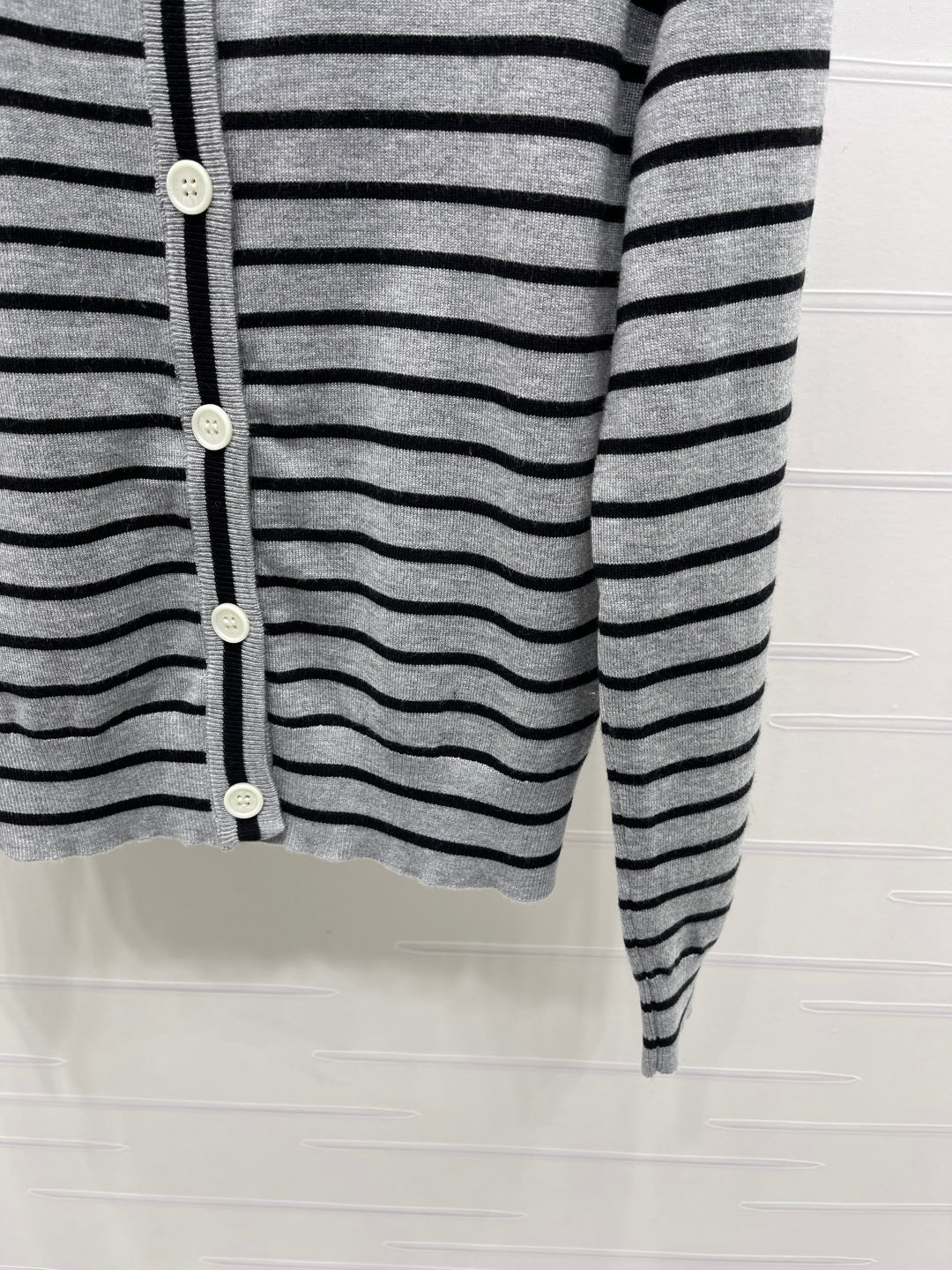 Celine 25 Striped Cardigan Wool 296266