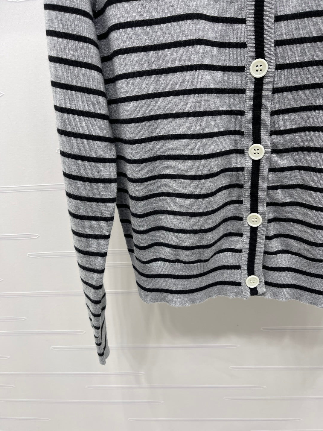 Celine 25 Striped Cardigan Wool 296266