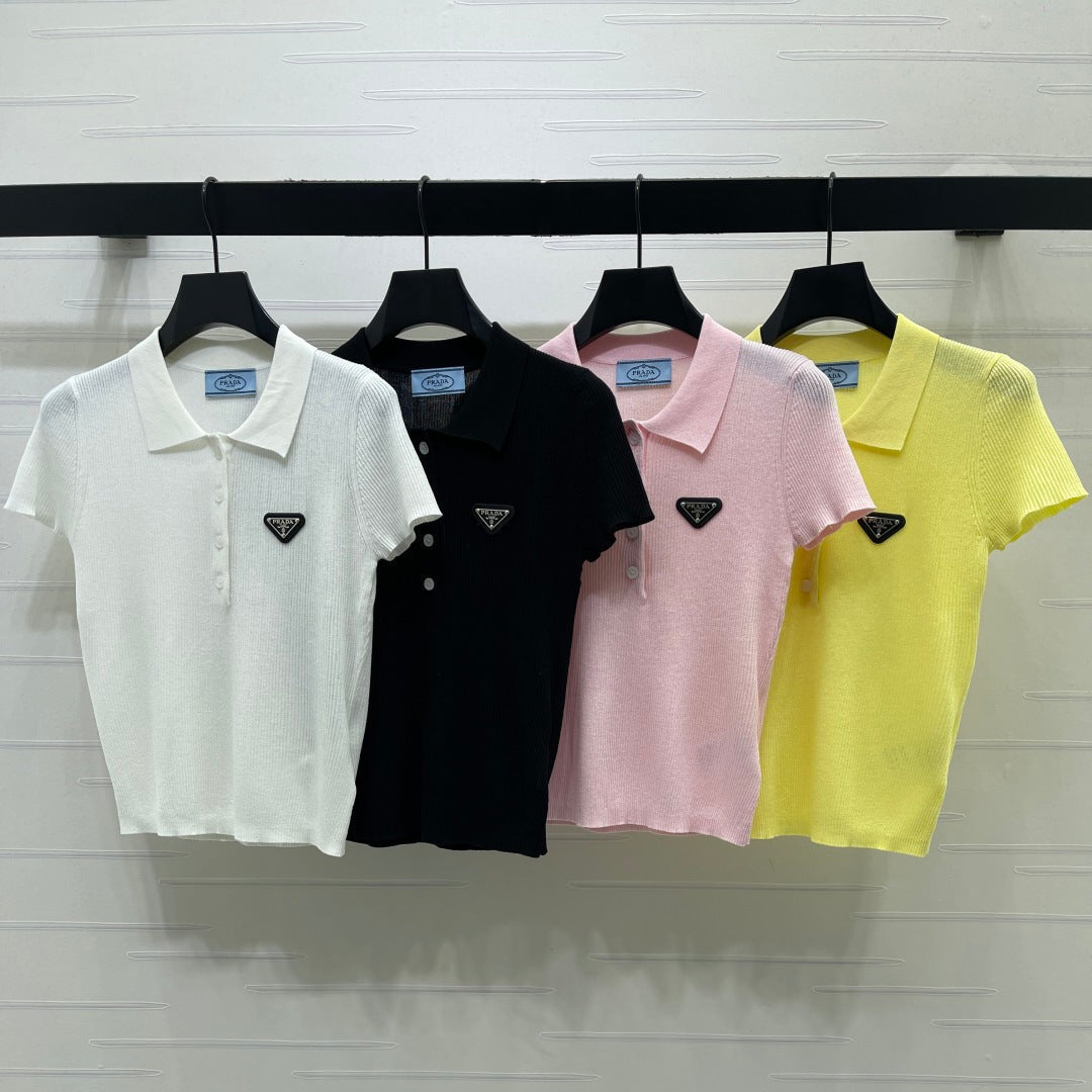Prada 2026 Short-sleeved Shirt Cotton 392600