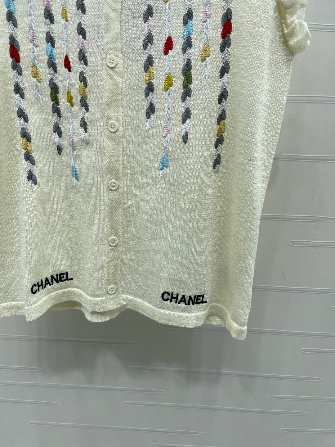 Chanel 2026 Ruffled Knitted Vest Viscose 397427
