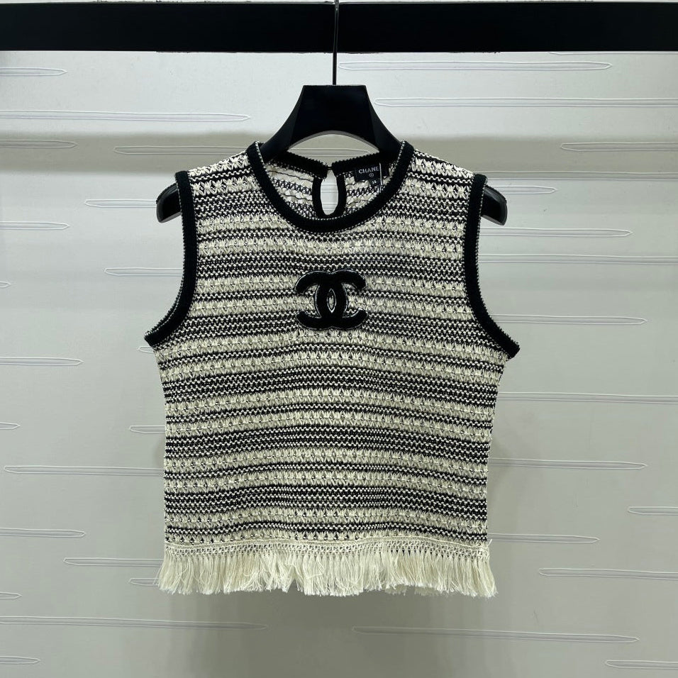 Chanel 2026 Vest Shirt Black Wool 638335