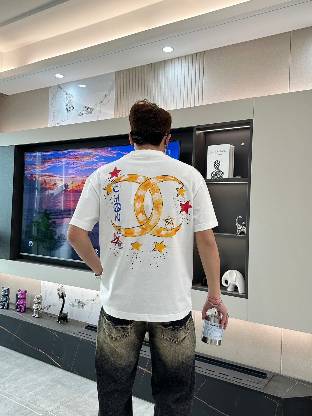 CC 2026 Short-Sleeve T-Shirt Double C Star Cotton 436859